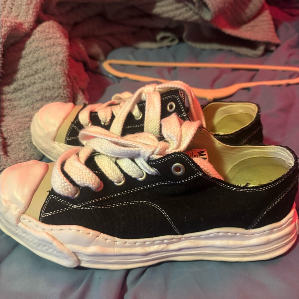 Miharayasuhiro Black and White Sneakers